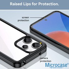 Microcase Iphone 15 Pro Shield Darbeye Dayanıklı Yarı Esnek Plastik Kılıf - AL8100