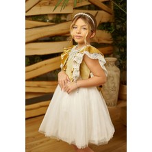 HC Kids Wear Kız Çocuk Prenses Abiye Mezuniyet Parti Elbisesi