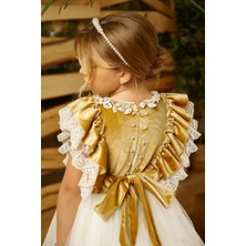 HC Kids Wear Kız Çocuk Prenses Abiye Mezuniyet Parti Elbisesi