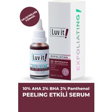 Luv it! Canlandırıcı ve Cilt Tonu Eşitleyici Aha Bha Peeling Serum 30 ml