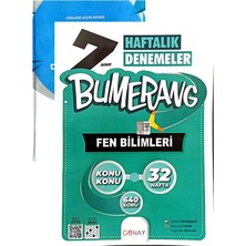 Günay Yayınları 7.Sınıf Bumerang Fen Bilimleri Deneme-Yeni Baskı-(Aydın Yayınları Denemeli)