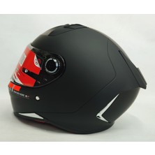 mt Kask mt Revenge 2 A1 Matt Black Şeffaf Vizörlü