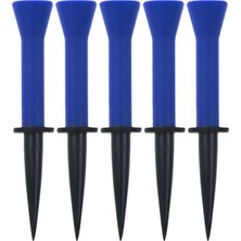 Codeen 5 Adet Golf Topu Tee Tutucu Aralığı Mat Oyuncu Golfçü Hediye Kauçuk Golf Topu Mavi Yükseklik 7.6 cm (Yurt Dışından)