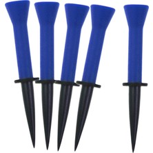 Codeen 5 Adet Golf Topu Tee Tutucu Aralığı Mat Oyuncu Golfçü Hediye Kauçuk Golf Topu Mavi Yükseklik 7.6 cm (Yurt Dışından)