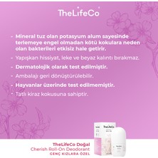 Thelifeco Thelifeco Doğal Roll-On Deodorant White Flowers 60 ml + Organik Roll-On Deodorant Cherish 60 ml