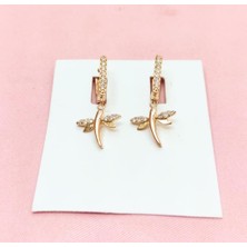 Oriental Rose Yusufçuk Gümüş Küpe