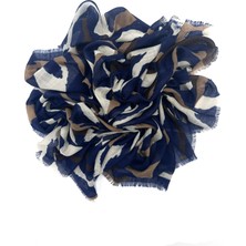 Naz İpek 7'Li Set Zebra Desen Flamlı Pamuklu Yazma Eşarp 100X100Cm