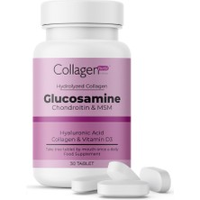 Collagen Forte Platinum Glucosamine, Chondroitin & Msm, Hidrolize Kolajen, Hyalüronik Asit ve Vitamin D3, 1500 mg