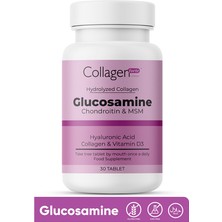 Collagen Forte Platinum Glucosamine, Chondroitin & Msm, Hidrolize Kolajen, Hyalüronik Asit ve Vitamin D3, 1500 mg