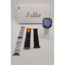 Eco Center Hello Watch 3 H12 Ultra 4gb Rom ve Aksesuar Bağlantılı Watch 8 Ultra Max Akıllı Saat Hellowatch3