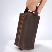 Design Craft Hakiki Deri Erkek El Çantası Dopp Kit