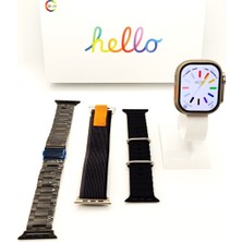 Eco Center Hello Watch 3 H12 Ultra 4gb Rom ve Aksesuar Bağlantılı Watch 8 Ultra Max Akıllı Saat Hellowatch3