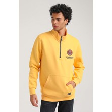 New World Polo Half-Zip Hardal Slim Fit Half-Zip Sweatshırt 23FWM64064
