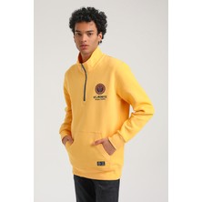 New World Polo Half-Zip Hardal Slim Fit Half-Zip Sweatshırt 23FWM64064