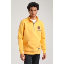 New World Polo Half-Zip Hardal Slim Fit Half-Zip Sweatshırt 23FWM64064