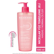 Bioderma Sensibio Foaming Gel Hassas ve Normal Ciltler Durulanan Micellar Yüz Temizleme Jeli 500 ml