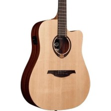 LAG GLA T70DCE Tramontane Dreadnought Cutaway Elektro Akustik Gitar