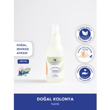 Lindos - Doğa & Cilt Dostu Özel Koleksiyon Sprey Kolonya Nane Kokulu Mini Çanta Cep Boy Vegan Kolonya 100 ml