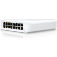 Ubiquiti  USW-Lite-16-PoE , 16 Port Gigabit , 8 Port Poe+  Güç ( 60W) , Yönetilebilir  , Plastiik Kasa , Switch