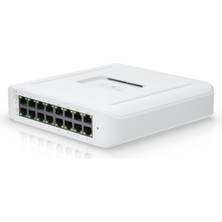 Ubiquiti  USW-Lite-16-PoE , 16 Port Gigabit , 8 Port Poe+  Güç ( 60W) , Yönetilebilir  , Plastiik Kasa , Switch