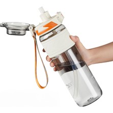 Vagonlife Tkk 1000ML Pipetli/pipetsiz Kullanıma Uygun Ölçü Skalalı Tritan Spor Matara