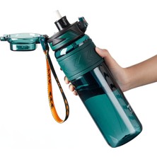 Vagonlife Tkk 1000ML Pipetli/pipetsiz Kullanıma Uygun Ölçü Skalalı Tritan Spor Matara