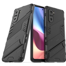 Seniee Xiaomi Redmi K40/K40 Pro Destek Standlı Darbeye Dayanıklı Telefon Kılıfı (Yurt Dışından)