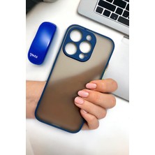 Moodcase iPhone 15 Pro Max Uyumlu Kamera Korumalı Buzlu Şeffaf Lüx Telefon Kılıfı