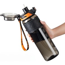 Vagonlife Tkk 1000ML Pipetli/pipetsiz Kullanıma Uygun Ölçü Skalalı Tritan Spor Matara