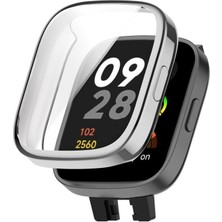Nanospace Xiaomi Redmi Watch 3 Active Ile Uyumlu Tam Koruma Silikon Kılıf Renkli Kasa