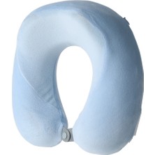 Miniso Çift Renkli Hafızalı Sünger Boyun Yastığı - Mavi