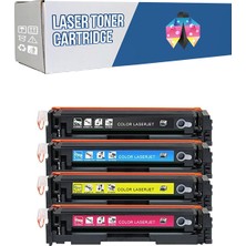 PowPrint Canon CRG-055 Cmyk 1 Set Çipsiz Muadil Toner