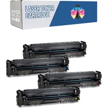 PowPrint Hp 207A-W2210A Laserjet Pro Mfp M282NW  Cmyk 1 Set Çipsiz Muadil Toner