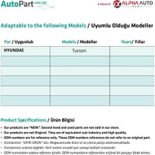 Alpha Auto Part Hyundai Tucson Için Sağ Kapı Kilit Dili Seti