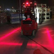 C9 Forklift Redzone Kırmızı Bölge Güvenlik Uyarı Sınır Işığı Alan Lambası
