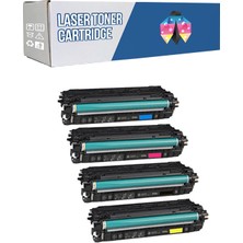 PowPrint Canon CRG-040 H Canon I-Sensys LBP-712CX Cmyk 1 Set   Muadil Toner