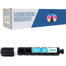 PowPrint Canon Imagerunner Advance C5045  C-Exv-28 Mavi 38.000 Syf  Muadil  Toner