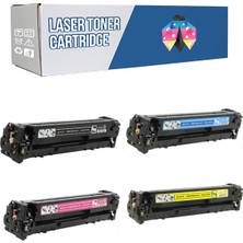 PowPrint Canon CRG-731/CB540 I-Sensys MF-623CN Cmyk 1 Set  Muadil Toner