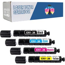 PowPrint Canon Imagerunner Advance C5250 C-Exv-28  Cmyk 1 Set  Muadil Toner