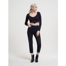Loft Mom Regular Fit Kadın Pantolon