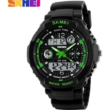 Hanyang Yeşil Horloge Mannen Relogio Militar Spor Saatleri Şok Dayanıklı Erkekler LED Izle Askeri Dijital Kuvars Saatı Relogio Masculino (Yurt Dışından)