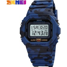 Hanyang Siyah Beyaz Spor Izle Erkekler Açık LED Dijital Saatler 5bar Su Geçirmez Çalar Saat Erkek Askeri Erkekler Dijital Kol Saati Skmeı Montre Homme (Yurt Dışından)