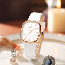 Hanyang Gül Mavi Wwoor 2022 Kadın Izle Moda Deri Kuvars Bilezik Izle Üst Marka Lüks Su Geçirmez Bayanlar Kol Saati Montre Femme Feminino (Yurt Dışından)