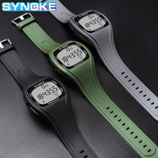 Hanyang Siyah Synoke Dijital Saatler Erkek Üst Marka Lüks 3D Pedometre Siyah Askeri Spor Izle Erkekler Su Geçirmez Kol Saati 9105 Reloj Hombre (Yurt Dışından)