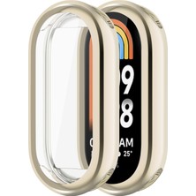 Nanospace Xiaomi Mi Band 8 Tam Koruma Silikon Kılıf Kasa Gold