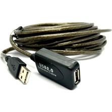 Boblov 5 Metre USB Uzatma Kablosu 5m Extension Cable Güçlendirilmiş USB Uzatma Dişi Erkek USB Kablo