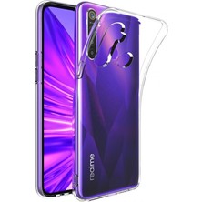 Realme 6 Pro ile Uyumlu Şeffaf Silikon Kapak Telefon Kılıfı