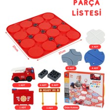 Hestinya Toys İtfaiye Serisi Kodlama Oyunu Stem Mantıksal Yol Yapım Oyunu Eğitici Oyuncak Puzzle Oyunu Zeka Geliştirme Problem Çözme