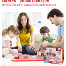 Hestinya Toys İtfaiye Serisi Kodlama Oyunu Stem Mantıksal Yol Yapım Oyunu Eğitici Oyuncak Puzzle Oyunu Zeka Geliştirme Problem Çözme