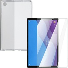 Smody Lenovo Tab M8 TB-8505F TB-8505X TB-8505I 8.0 Inç Silikon Kılıf +Temperli Cam + Kalem